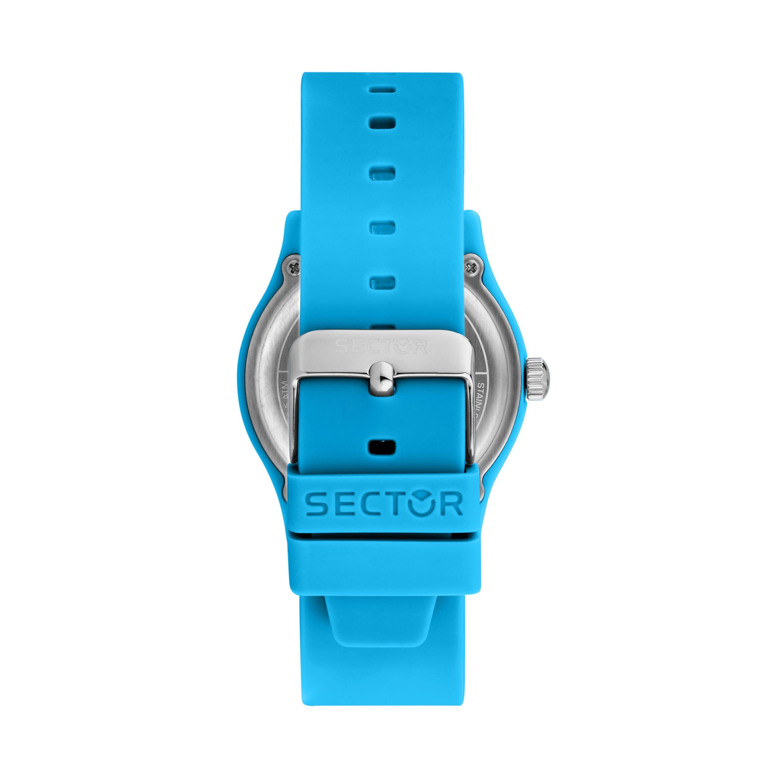 Sector No Limits Orologio Uomo, Solo tempo, Analogico, 41 mm, Collezione H2O, Silicone | Acciaio, Materiale Sintetico, Cassa 41mm, Forma Rotonda