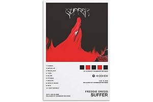 Freddie Dredd Suffer Canvas Posters: Enhance Your Decor with Rebellious Artwork