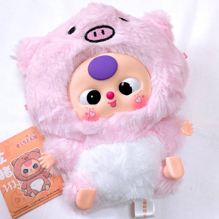 Y*格様 babythree 1000％ ぬいぐるみ　ブタちゃん Amazon.co.jp: BABYTHREE ぬいぐるみ 十二支 亥年 イノシシ 猪 ウリ坊