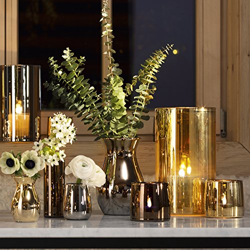 LSA Flower Metallic mini cilindro vaso H13 CM rame...