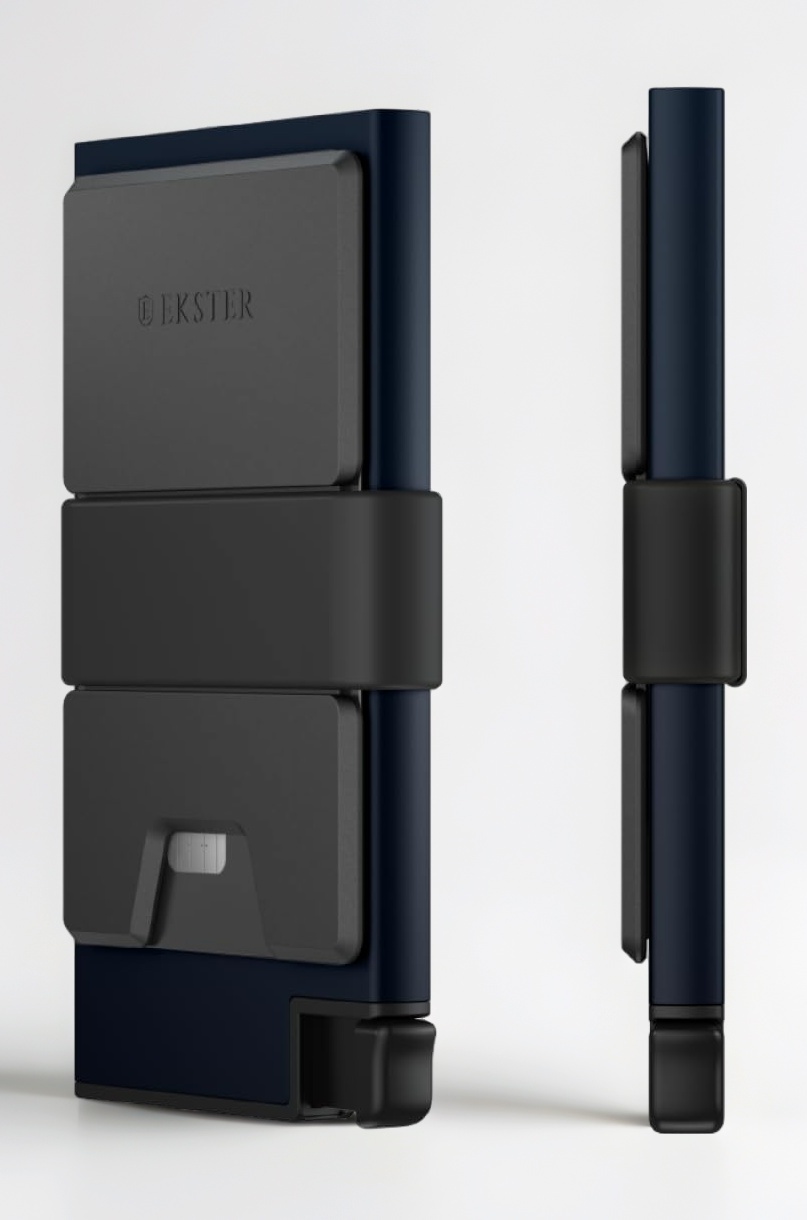 Aluminum Cardholder - 0.2-inch Slim Minimalist Wallet with Expandable Backplate - RFID Blocking Layer for Data Protection - Durable Space-Grade 6061-T6 Aluminum - 12+ Card Storage Capacity