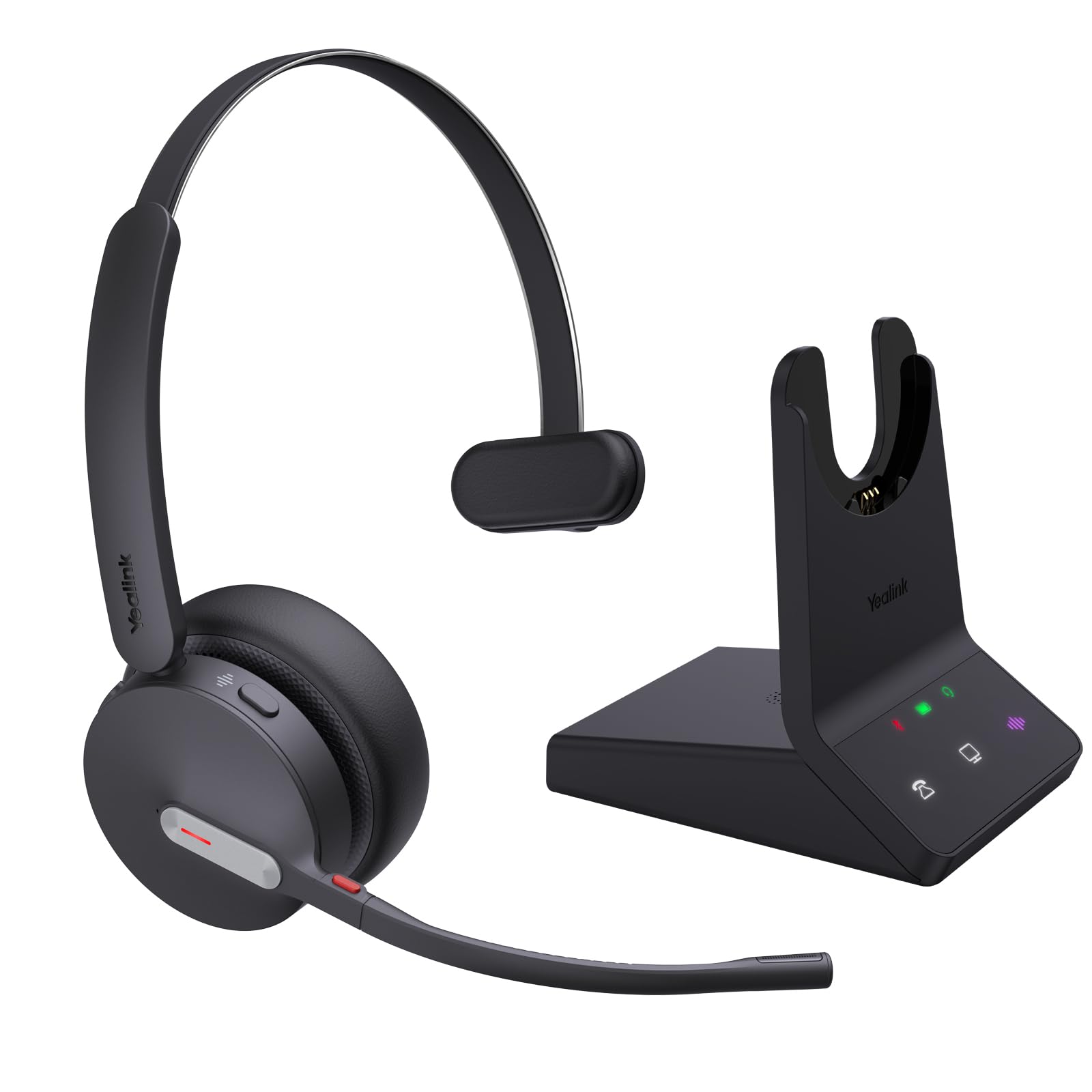 Amazon.com: Yealink WH64 Mono UC DECT & Bluetooth Wireless Headset