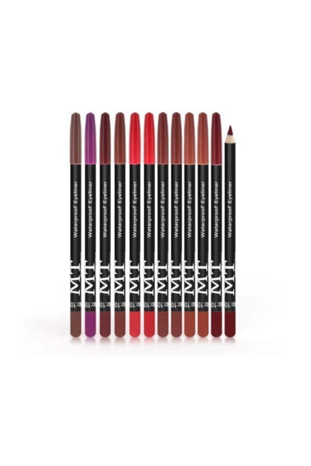 makeuptime Mujgan 12'li Dudak Kalem Seti No:a Mt Çok Renkli