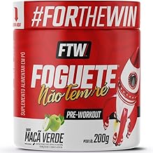 Pré Treino Foguete não tem ré Pote 200g Sabor Maça Verde - FTW
