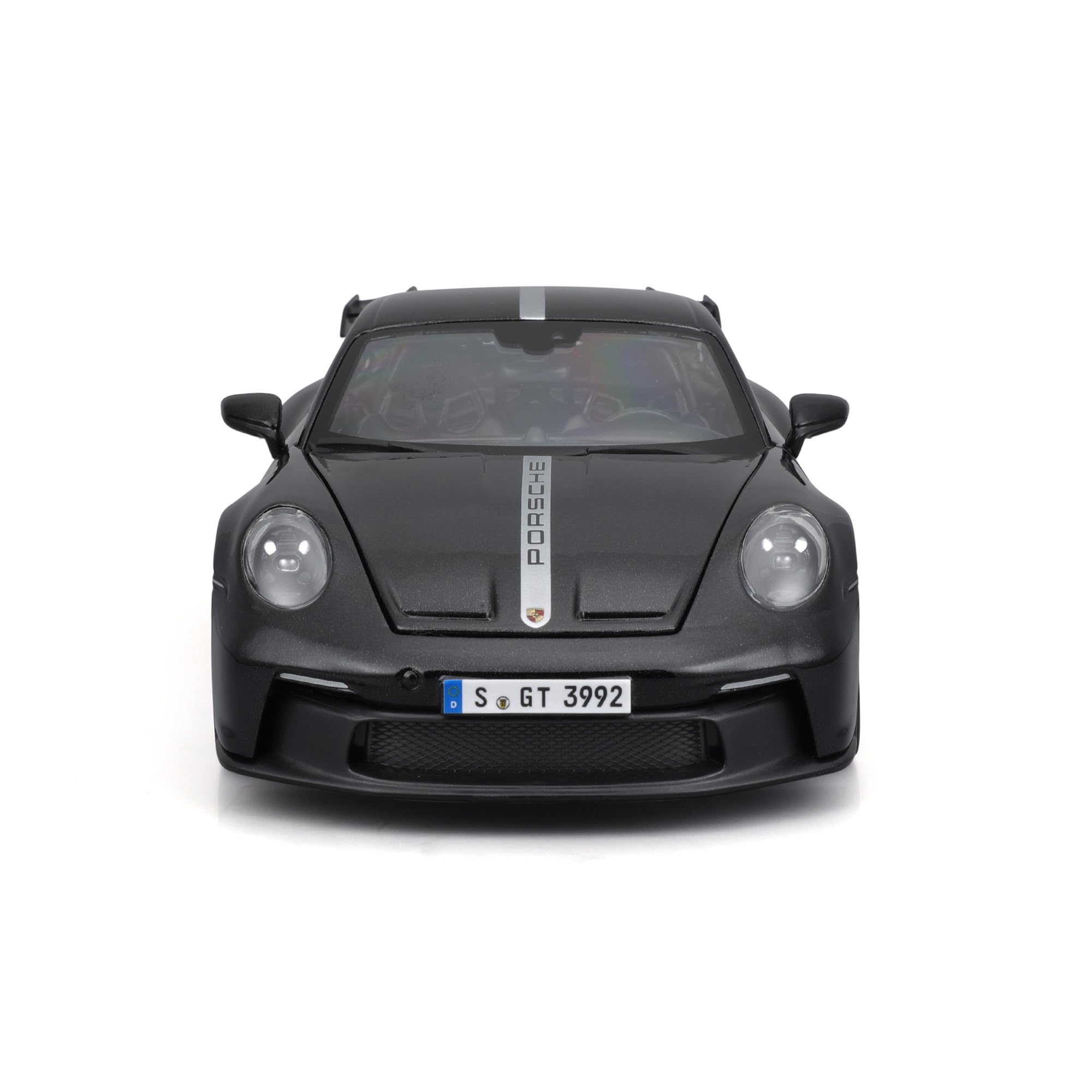 Maisto Porsche 911 GT3 (2022): Modellauto im Maßstab 1:18, Türen, Kofferraum und Motorhaube beweglich, blau (536458B)