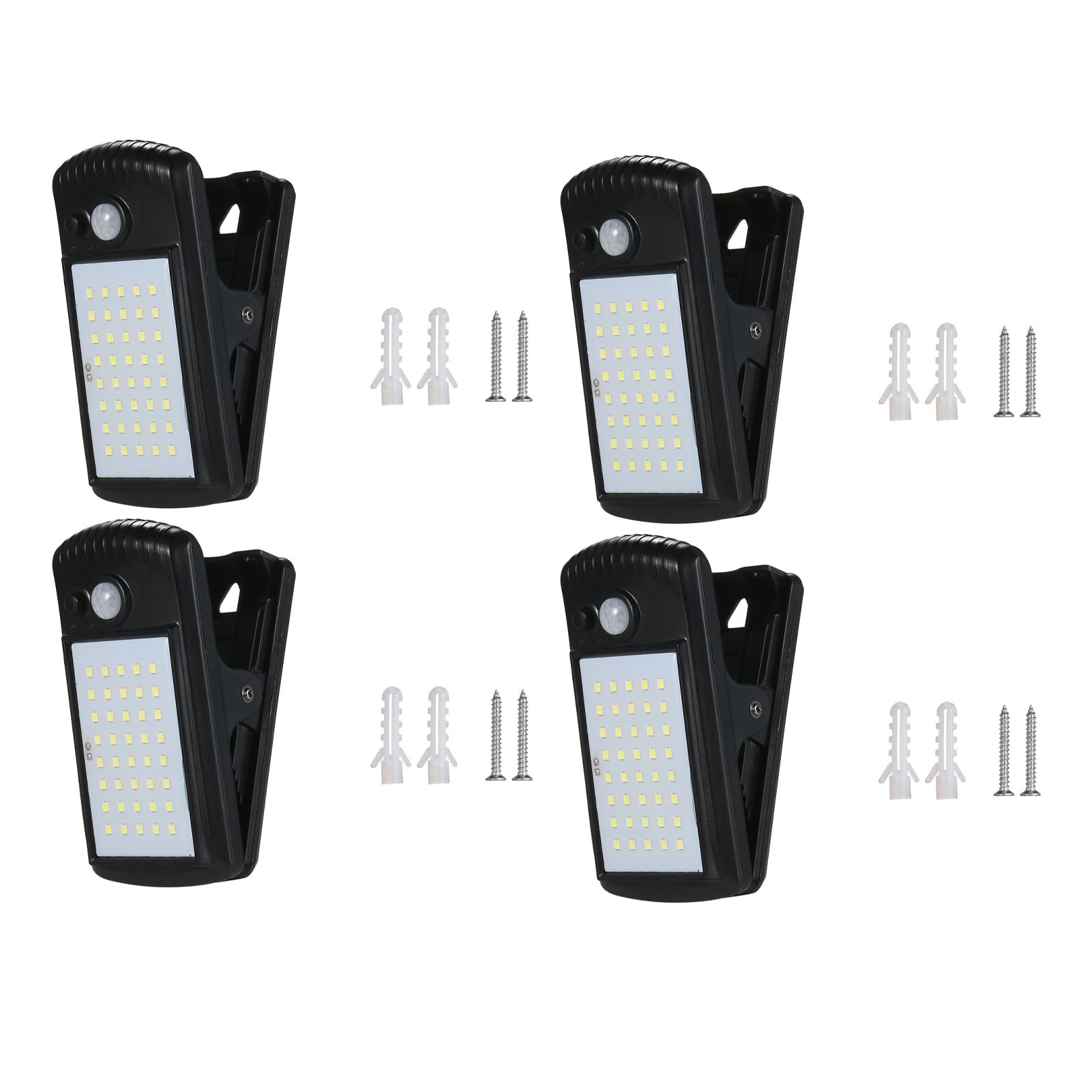 Solarleuchten für den Außenbereich mit Bewegungssensor, (4PCS)