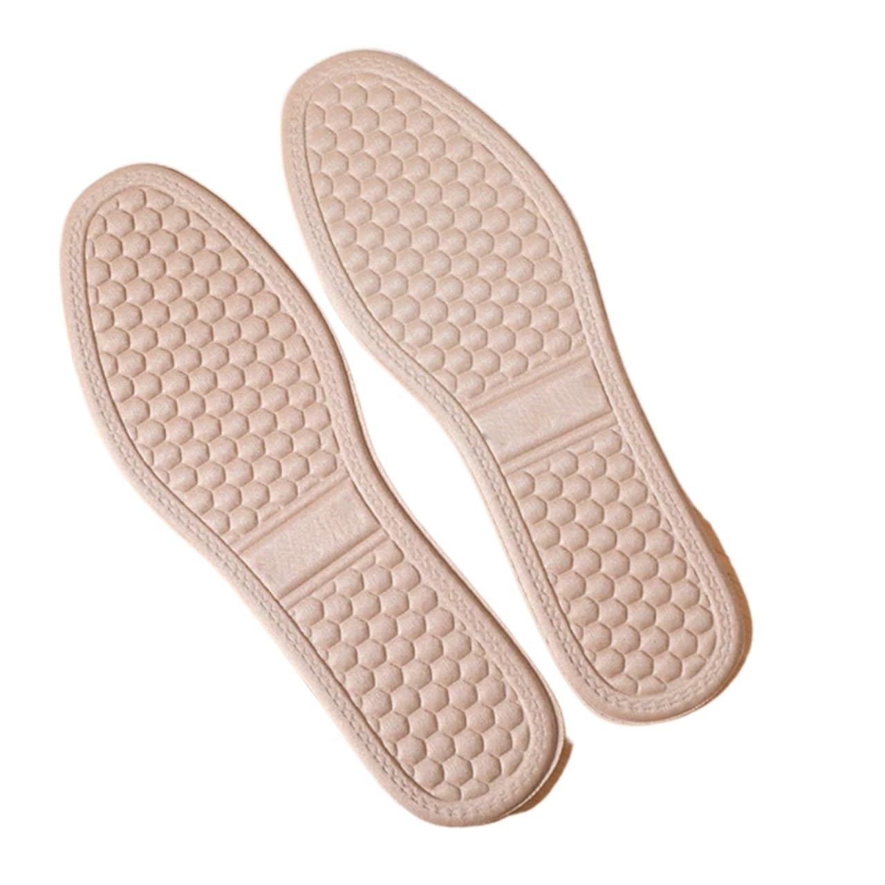 Solette Scarpe morbide Imbottitura Che assorbe Il Sudore Traspirante Comfort Inserto in Cotone Uomo Donna(Blue,White,39-40)
