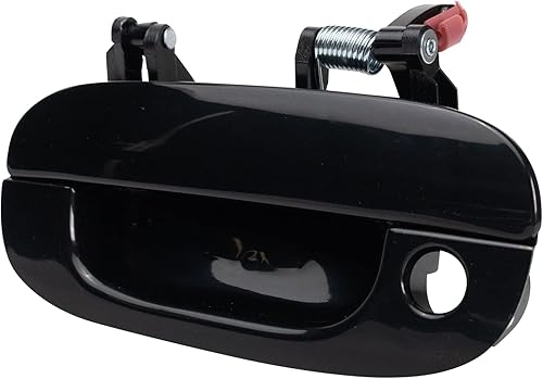 Miniatura 455 de TRQ Manija de puerta exterior texturizada LH del conductor trasero para Chevy GMC Pickup Truck SUV