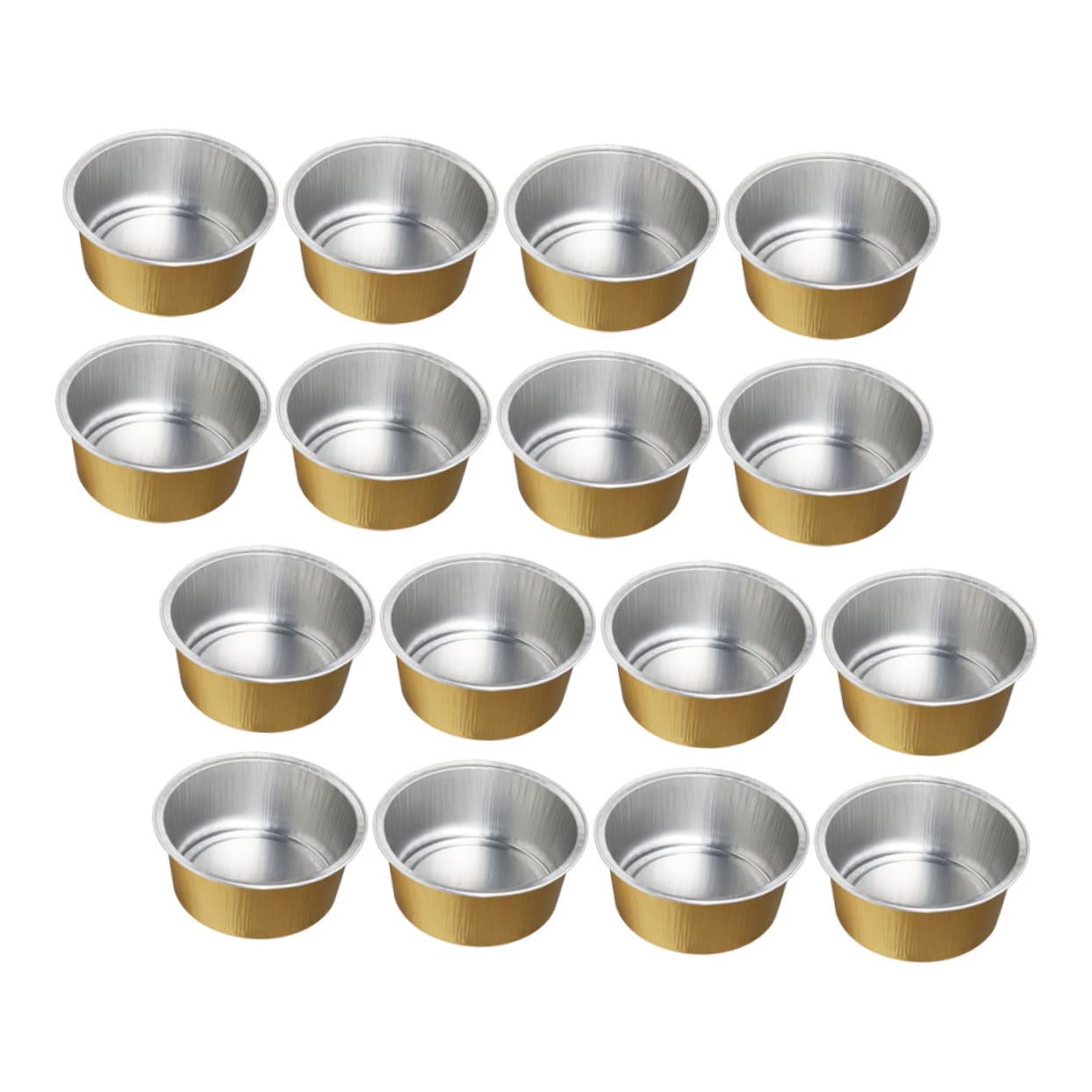 Outanaya 25pcs Wax Melting Bowls for Hair Removal Nonstick Aluminum Foil Wax Warmer Accessory for Easy Cleanup for Hard Beans Compact and Portable Design