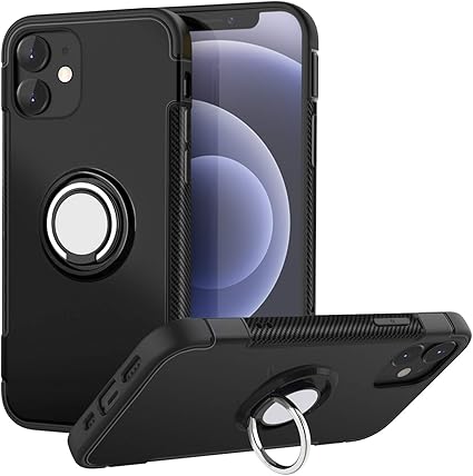 Amazon Co Jp Iphone 12 ケース Iphone 12 Pro ケース リング付き 6 1インチ Royal Atic Iphone 12pro カバー Iphone 12 カバー 5g フィンガーリングケース 指リングスタンド機能 360度回転可 片手操作が楽しに Tpu Pc製二重構造 スマホカバー 快適な触り心地 四角
