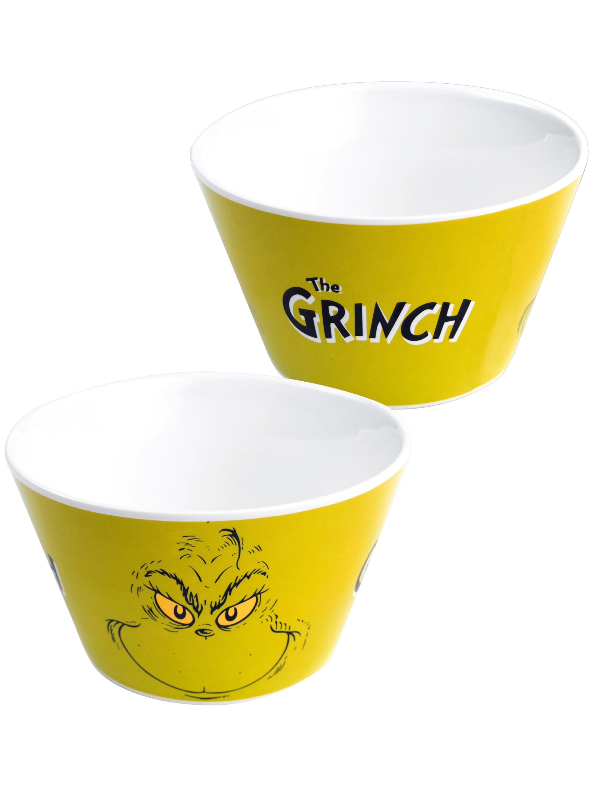 United Labels Grinch - Ciotola per cereali, 500 ml, in ceramica, colore: Verde