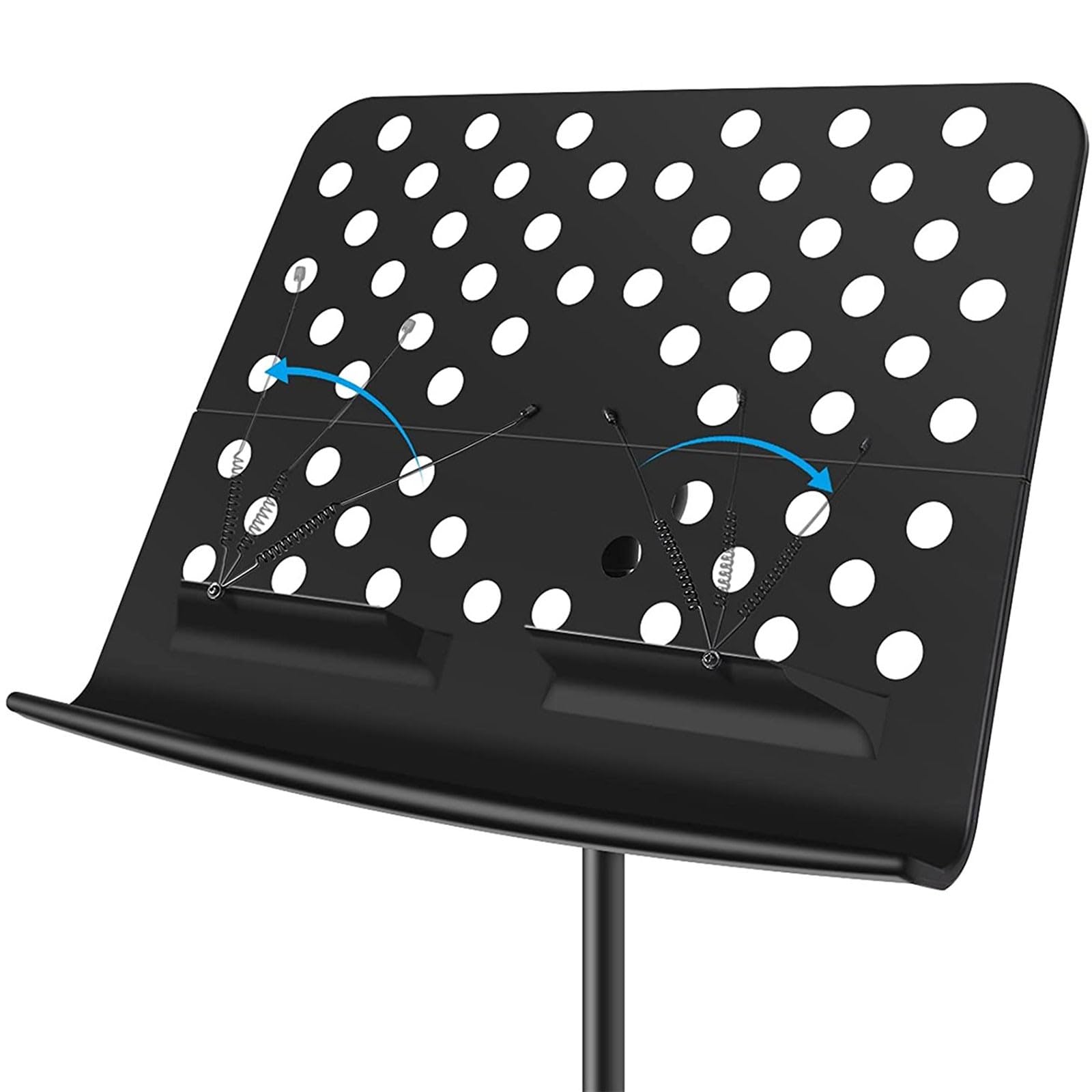 Leggio Portatile per spartiti, leggio Pieghevole in Metallo, Altezza Regolabile, Facile da riporre, leggio Universale per Chitarra, Violino, Guzheng