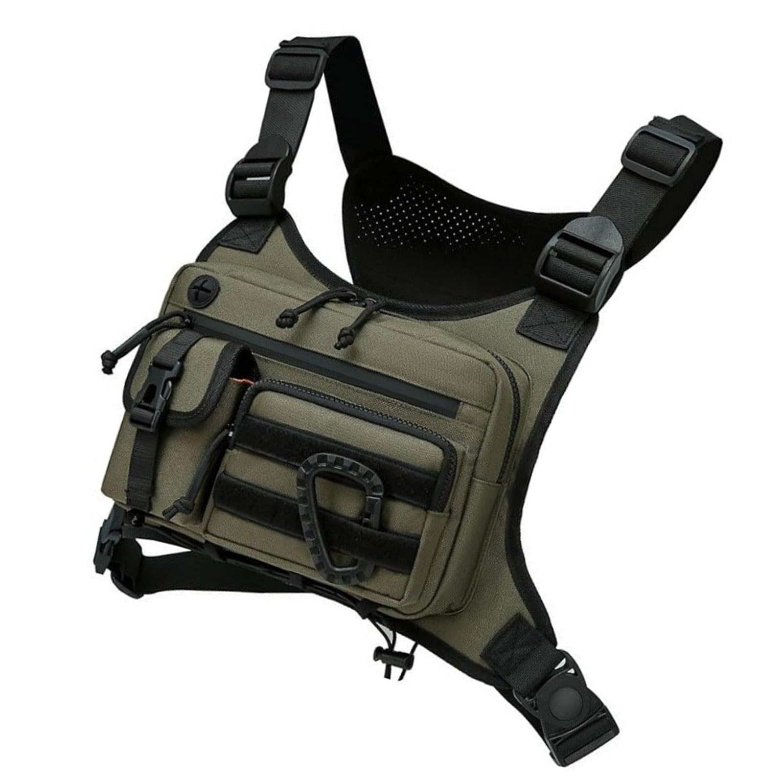 Tacticals Bolsa de pecho para correr entrenamiento senderismo chaleco táctico para hombres