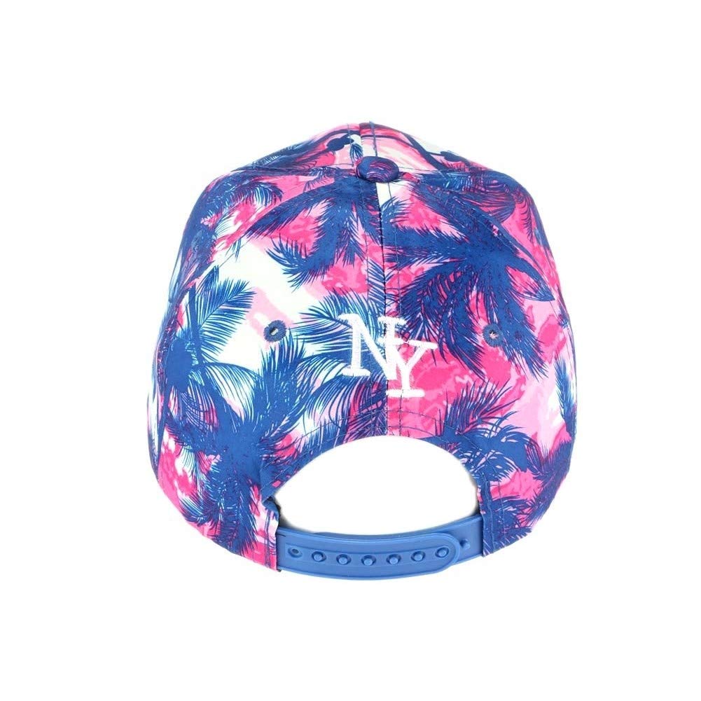 Hip Hop Honour Casquette Baseball Enfant Rose et Bleu Tropical 7 à 12 Ans - Taille: Taille Unique - Couleur: Rose - Fille