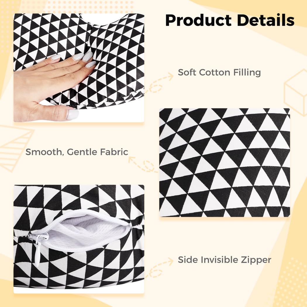 Chewtoyo Pillow with an Ear Hole for Side Sleepers, O-Shaped Ear Piercing Pillow, Ear Guard Pillow for Cnh and Ear Piercing, Releasing Ear Inflammation Pressure Sores, Ear Pain Relief