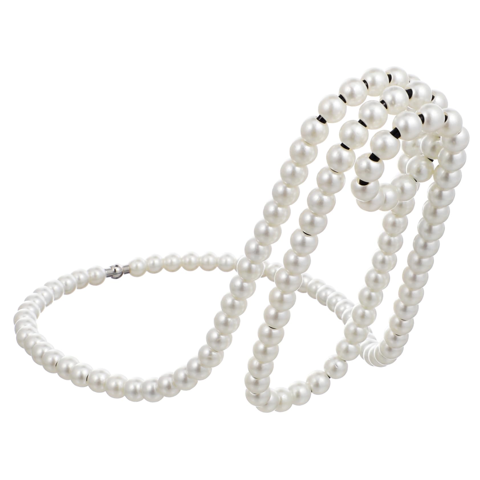 Porte-bouteille de vin en fer et perles design haut de gamme pour rangement de bar