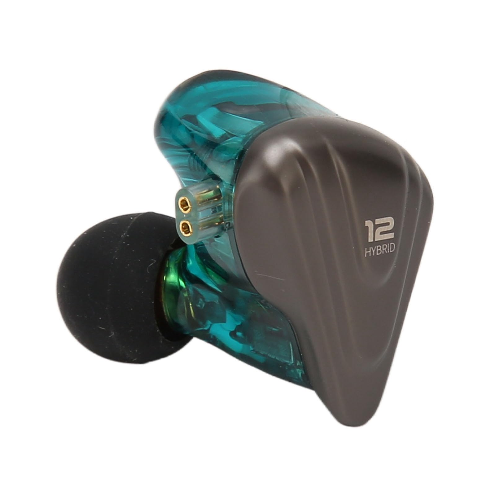 Jectse Negli Auricolari Cablati Con Monitoraggio Auricolare, ZSX IEM EARBUDS 5BA 1DD 6 Driver Hybrid, HiFi Stereo Annullamento del Rumore Cuffie Con Cavo Staccabile A 2 Pin da 0,75 Mm, per Canti (#3)