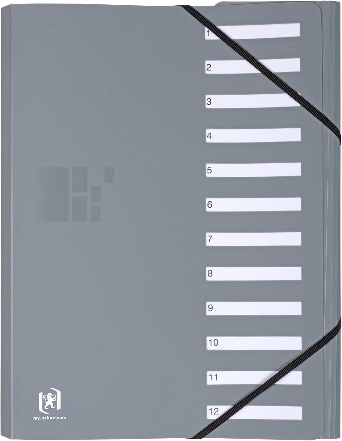 Elba Business Matte Opaque Polypropylene Folder Dividers a4 Gray, Pack of 1