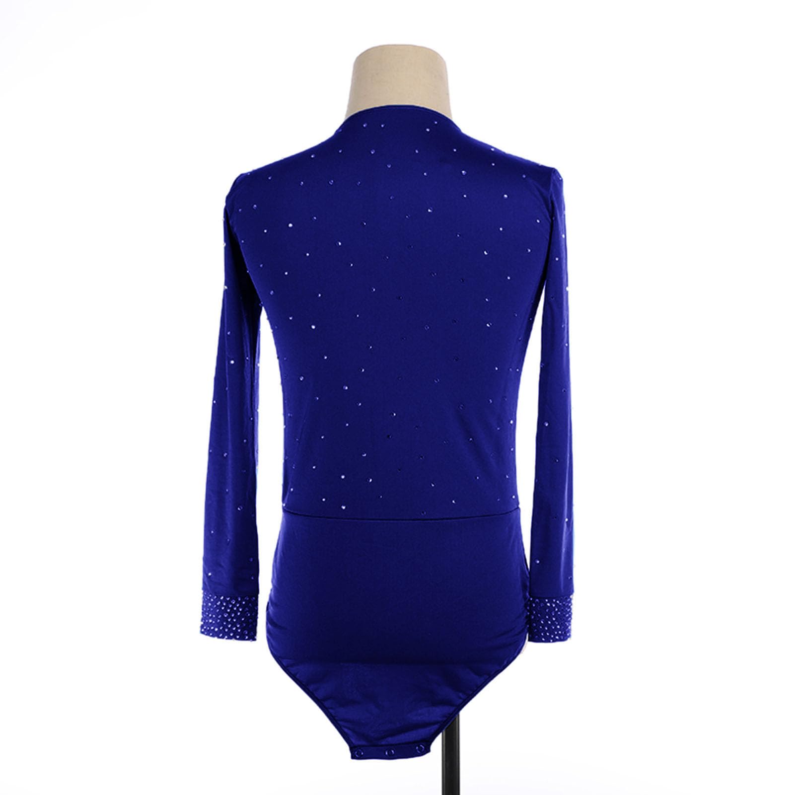 VêTements Patinage Artistique pour GarçOns Et Hommes, Chemise en Strass Brillant Costume CompéTition Performance, VêTements Patinage Artistique Justaucorps Gentleman éLéGant