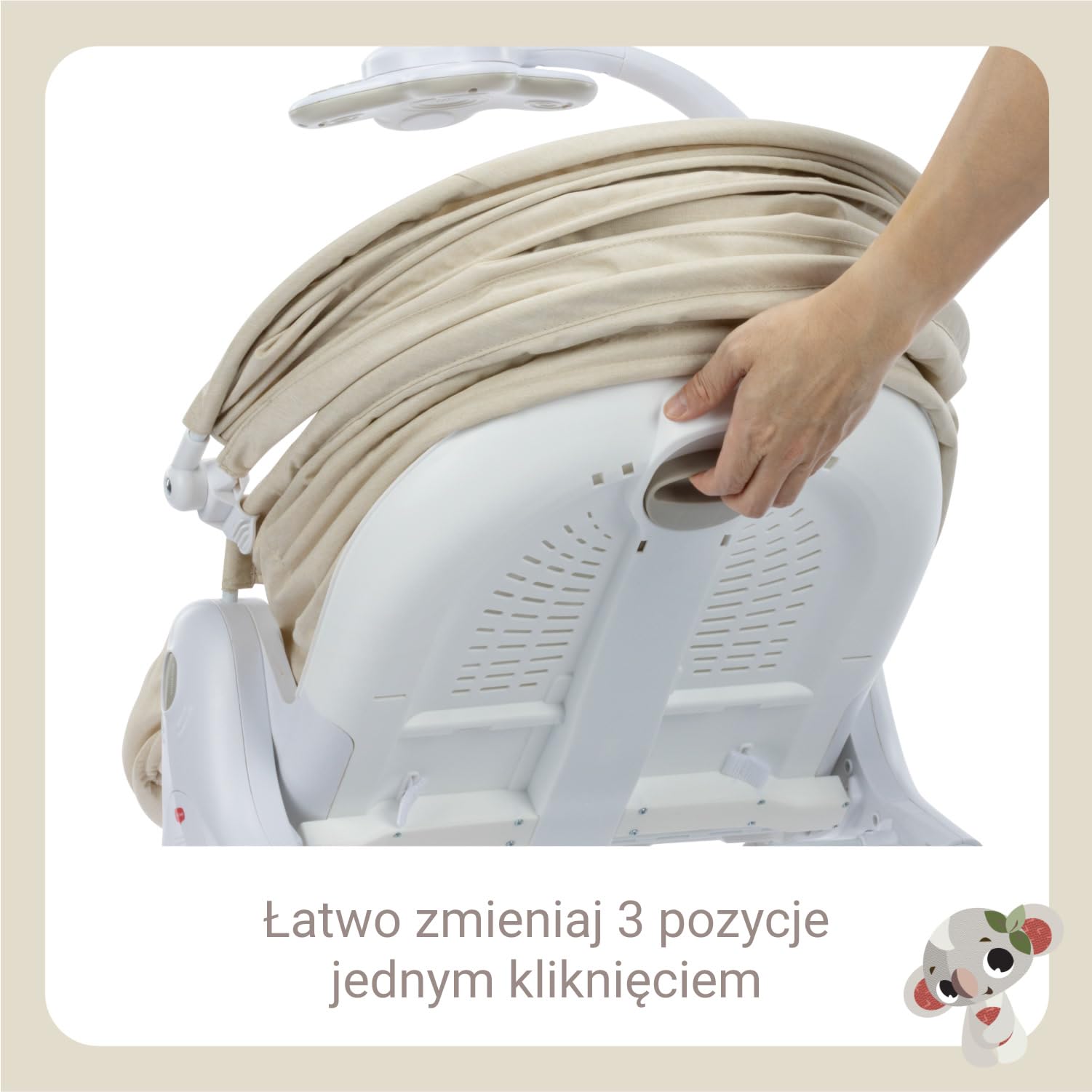 Tiny Love Cozy Tiny Leżaczek, Bujaczek Elektryczny, Od Urodzenia, Boho Chic