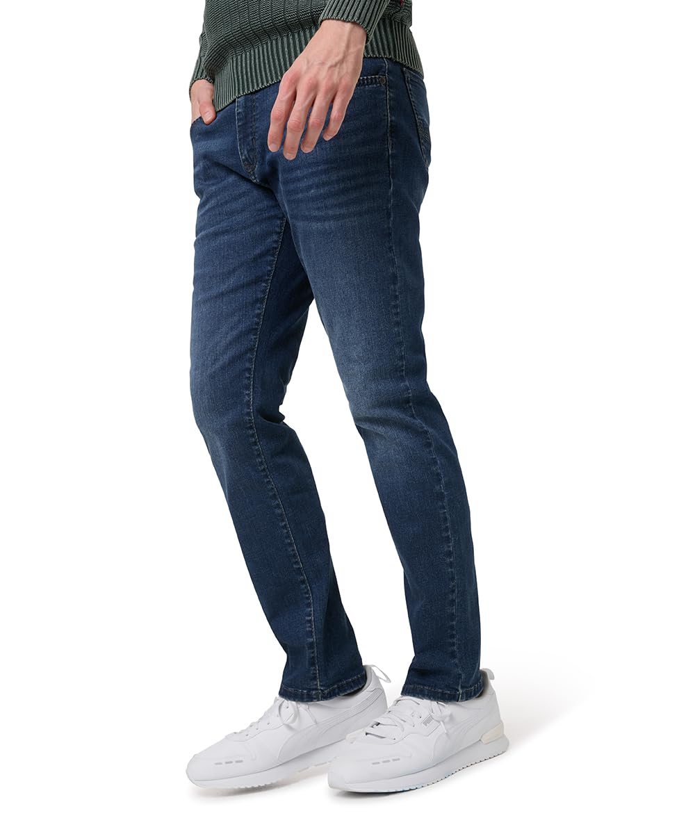 PIONEER AUTHENTIC JEANS Męskie dżinsy Rando | spodnie męskie | Regular Fit | Blue Denim/Washed Washed Washed