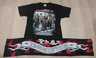 聖飢魔II地球デビュー30周年記念　パンフレット3冊、TシャツMサイズ セット 聖飢魔II地球デビュー30周年記念 パンフレット3冊、TシャツMサイズ