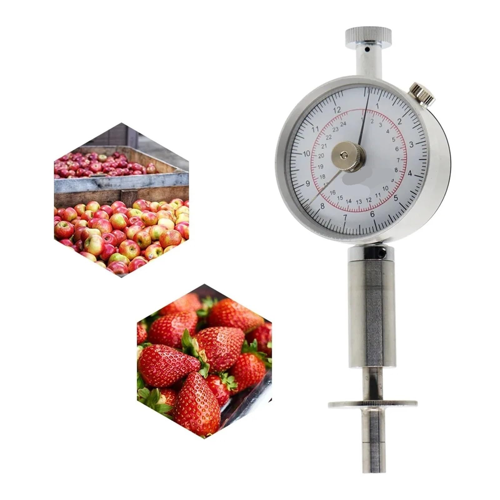 Durómetro portátil for frutas, esclerómetro, durómetro for naranjas, penetrómetro,Sonda precisa