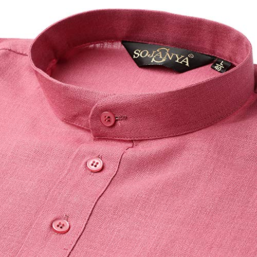 Image of SOJANYA Men's Cotton Regular Fit Short Kurta