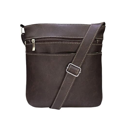 DAILANDO Bolsa feminina de couro legítimo, alça superior de couro legítimo macio e bolsa de ombro preta média Bolsa Lenna's Transversal L012