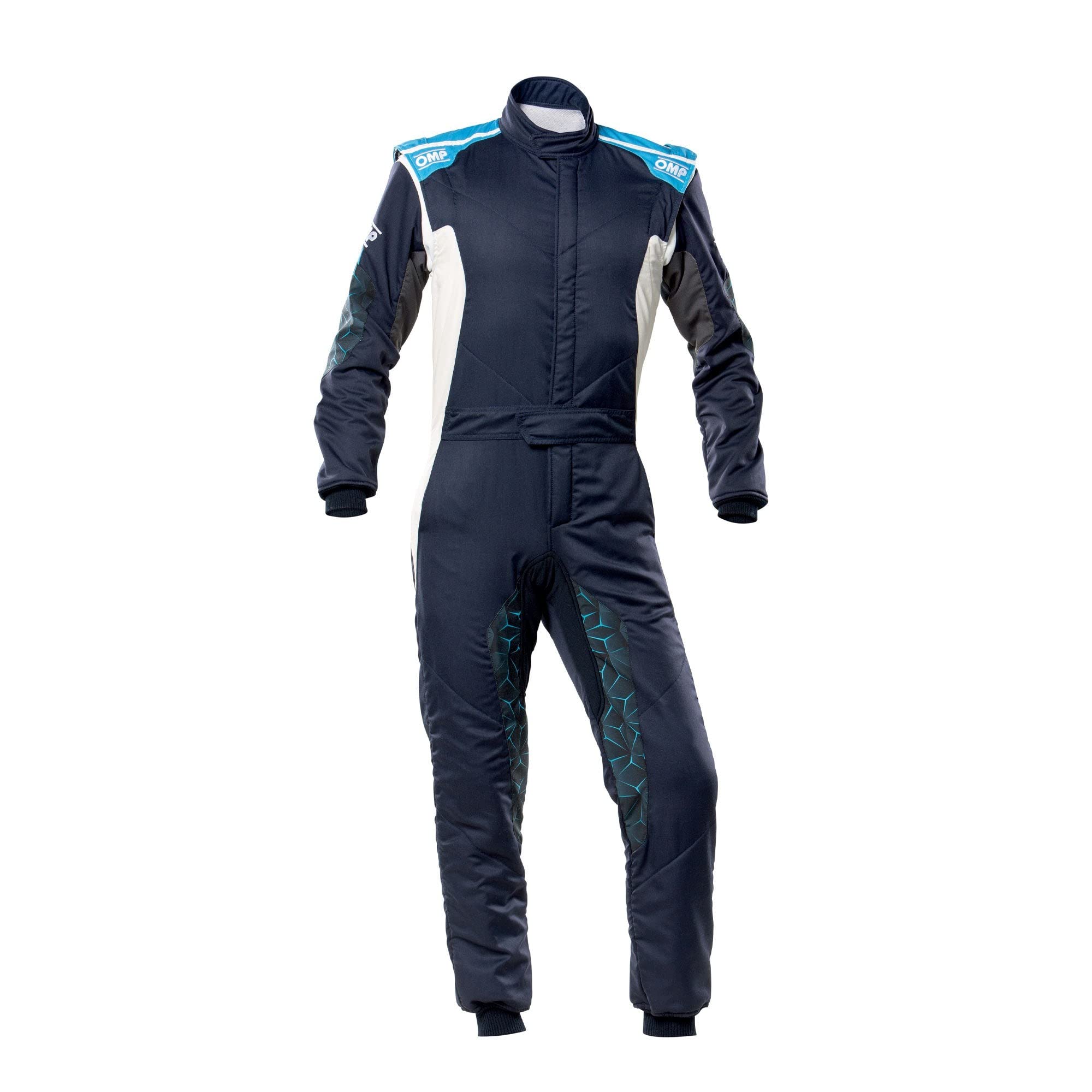 OMPTecnica Hybrid Racing Suit N.Blue/Cyan Size 48 (Spain)