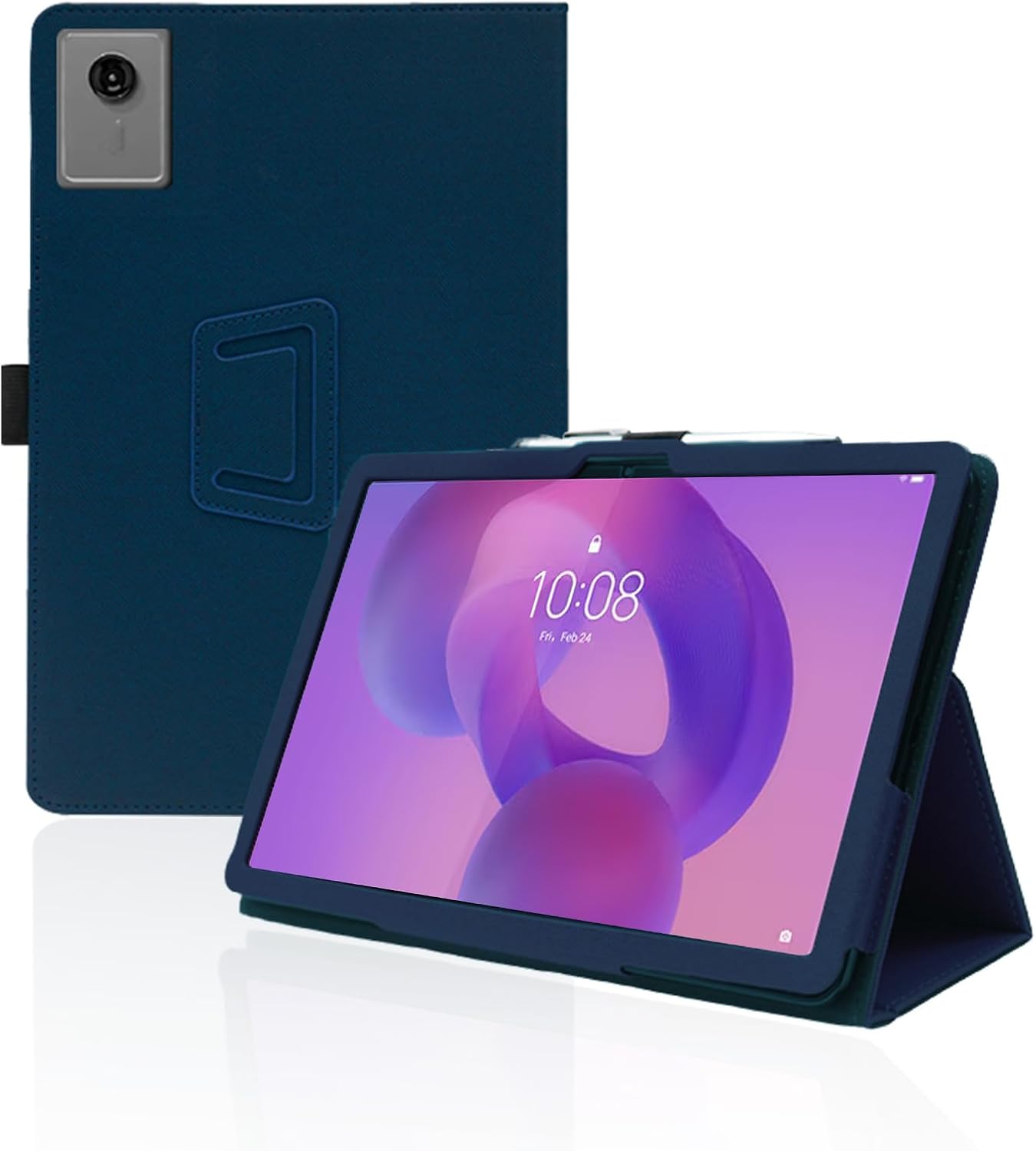 Custodia Per Lenovo Idea Tab Plus 12.1" TB365FC – EVA Antiurto Con Supporto, Tracolla Regolabile E Maniglia (blu)