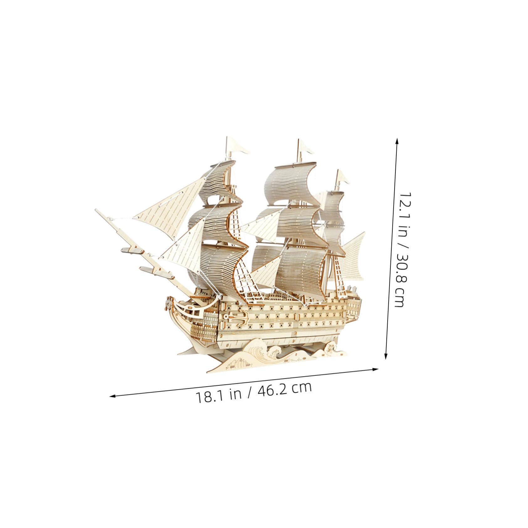 VICASKY Kit Modellismo Navale in Legno Puzzle Per Adulti Modelli Di Navi Vela Da Costruire Kit Di Artigianato Nautico Per Principianti Ed Esperti Decorazioni Tema Oceanico
