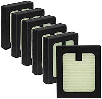 Vista 1 de PUREBURG Filtro de repuesto compatible con Baby Brezza Bottle Washer Pro, paquete de 6 unidades HEPA Air Clean Dust