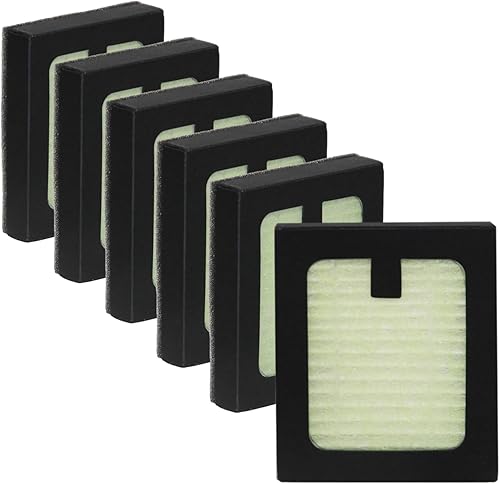 PUREBURG Filtro de repuesto compatible con Baby Brezza Bottle Washer Pro, paquete de 6 unidades HEPA Air Clean Dust