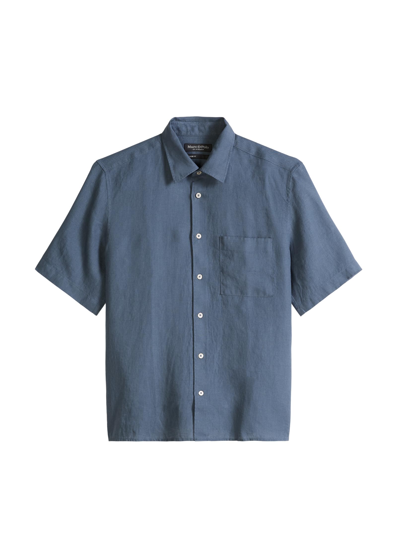 Marc OߴPolo Uomo Camicia in lino a maniche lunghe regular fit