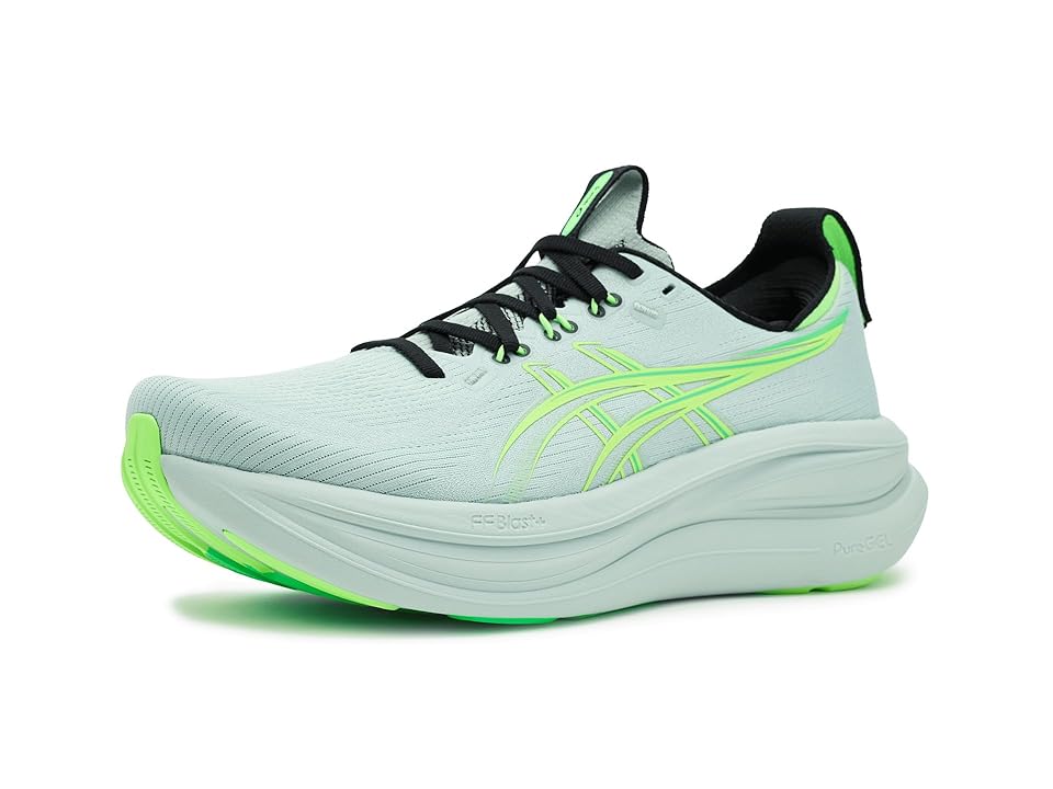 ASICS GEL-Nimbus(r) 28 Men's Running Shoes Cold Moss/Illuminate Green : 9 4E - Extra Wide, Synthetic