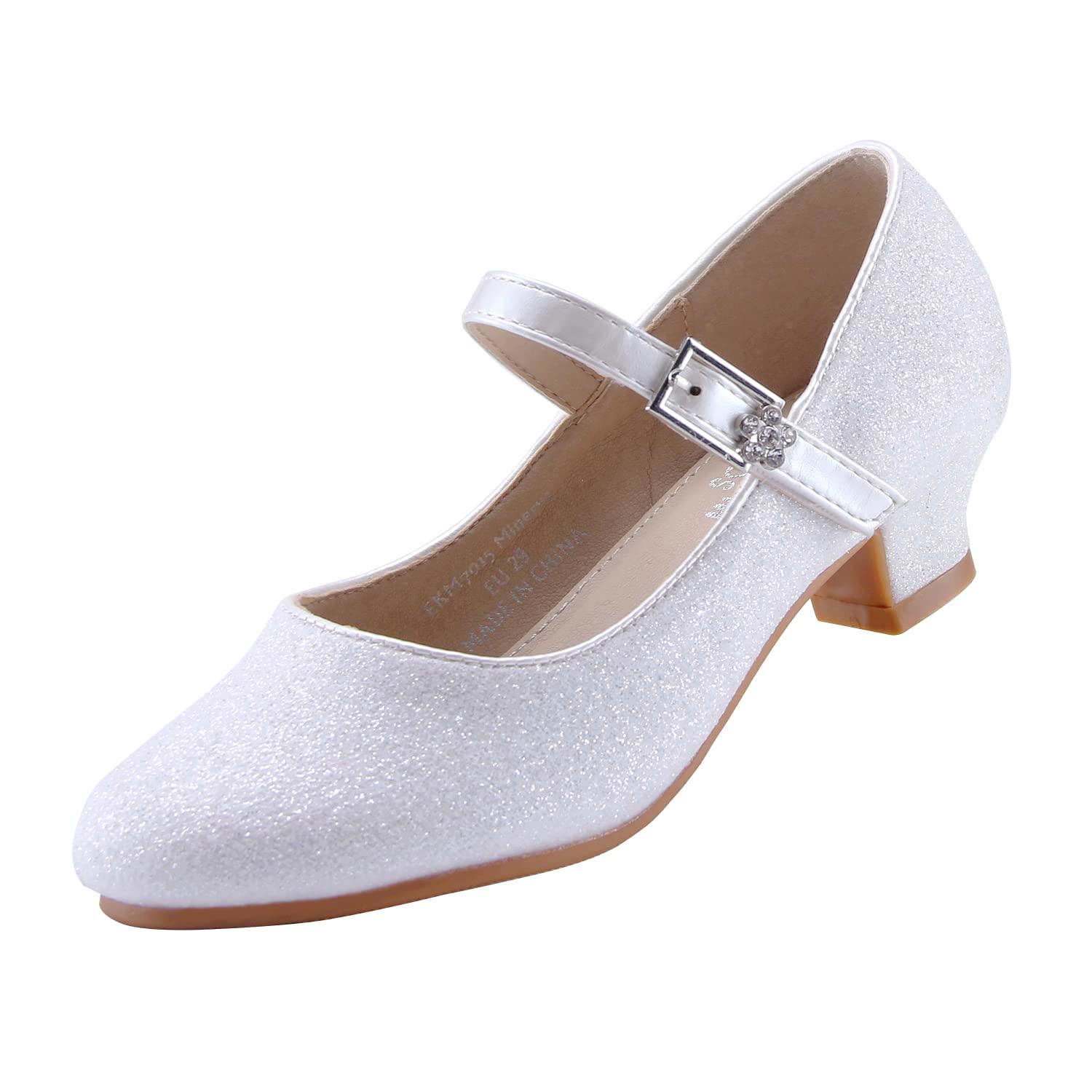 EIGHT KM Zapatos De Vestir para Niñas Pequeñas Bailarinas Mary Jane De Boda