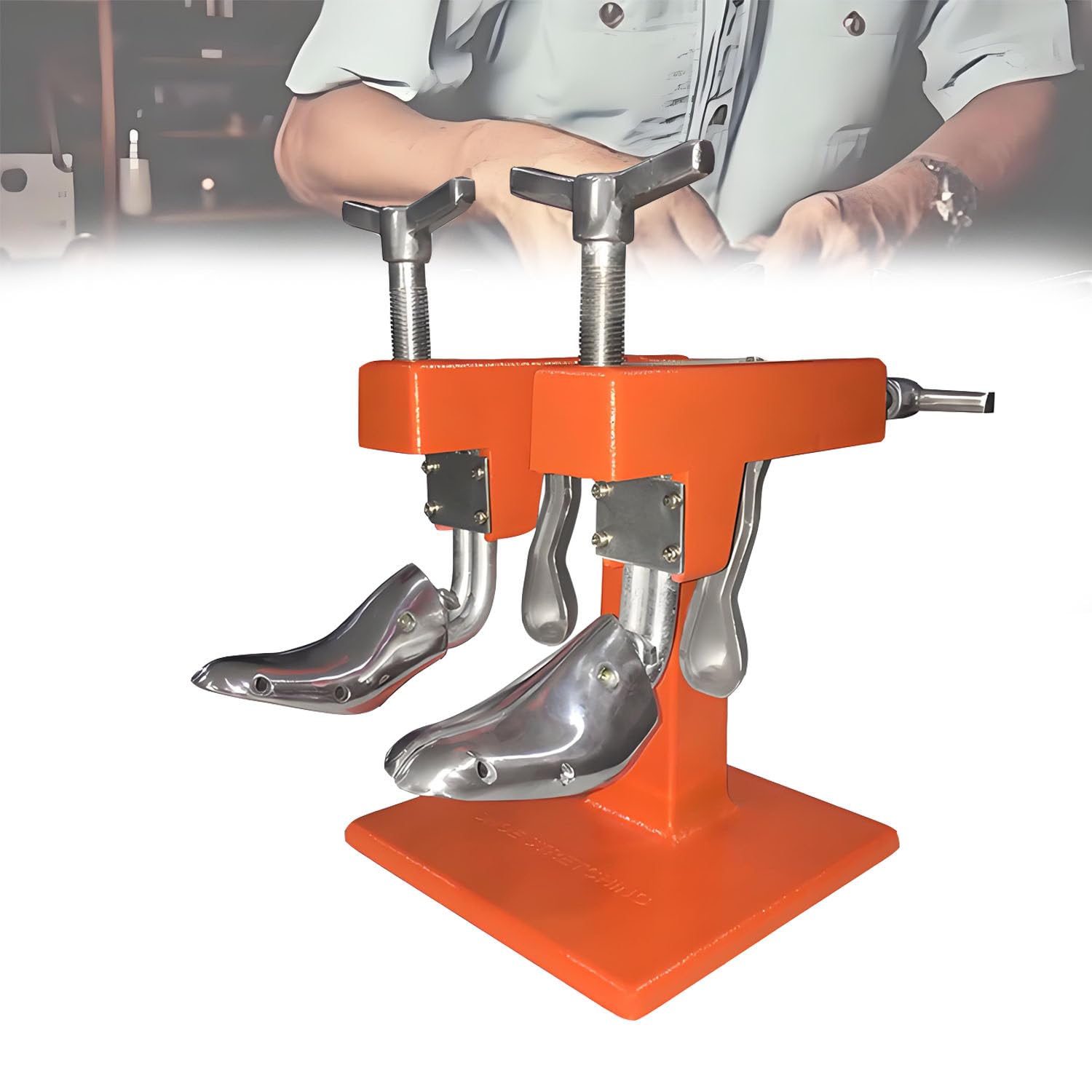 AiODiO Portable Manual Shoe Stretcher,Shoe Stretching Machine,Manual, Adjustable Width & Length, Unique Design,Comfort Enhancement & Shape Retention for Shoe Repair Shop 2Heads
