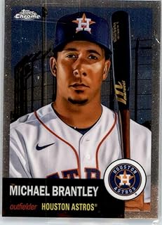 2022 Topps Chrome Platinum Anniversary Baseball #318 Michael Brantley Houston Astros Official MLB Trading Card (Stock Phot...
