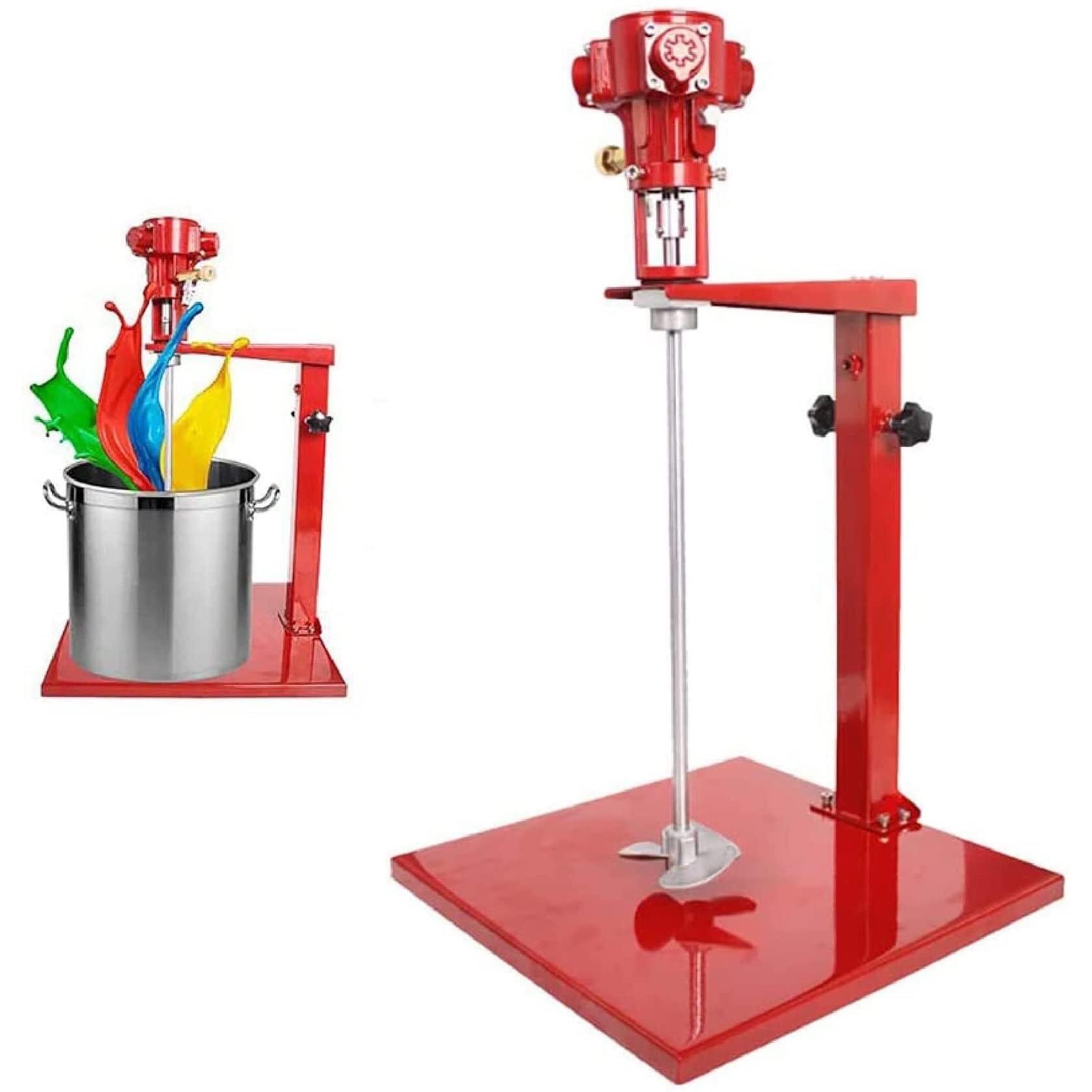 Miscelatore di sollevamento automatico for vernice, miscelatore di sollevamento automatico da 5 Gal/20 L, altezza regolabile, miscelatore d'aria verticale da tavolo, macchina for miscelare inchiostro