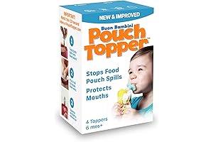 Soft Sip Baby Food Pouch Toppers for Thicker, Homemade Blends