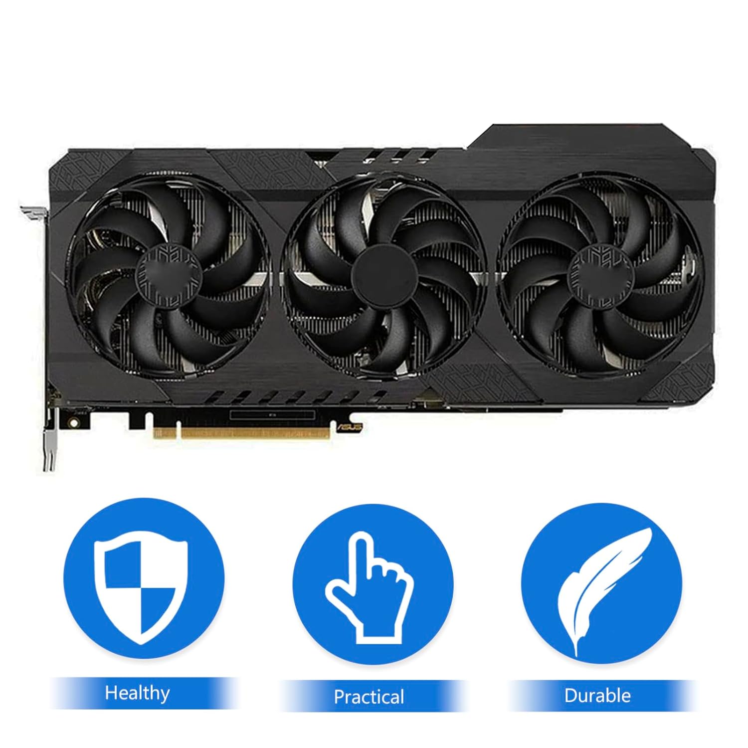 1set Gpu Cooling Fan Replacement for Cfud Graphics Card Cooler for Ti Heat Dissipation Device