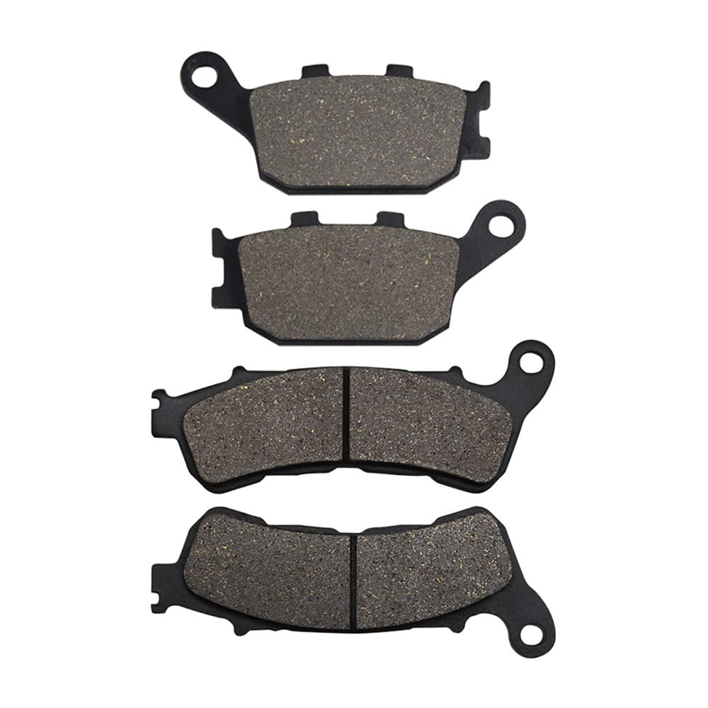 Isitac Front And Rear For Honda Cbf500 Abs Models 2004-2007 Nc700 Xd Dc Sa Xa Xd 2012-2014 Vt 1300 2010-2011 Motorcycle Semi Metallic Brake Pads (Color : )