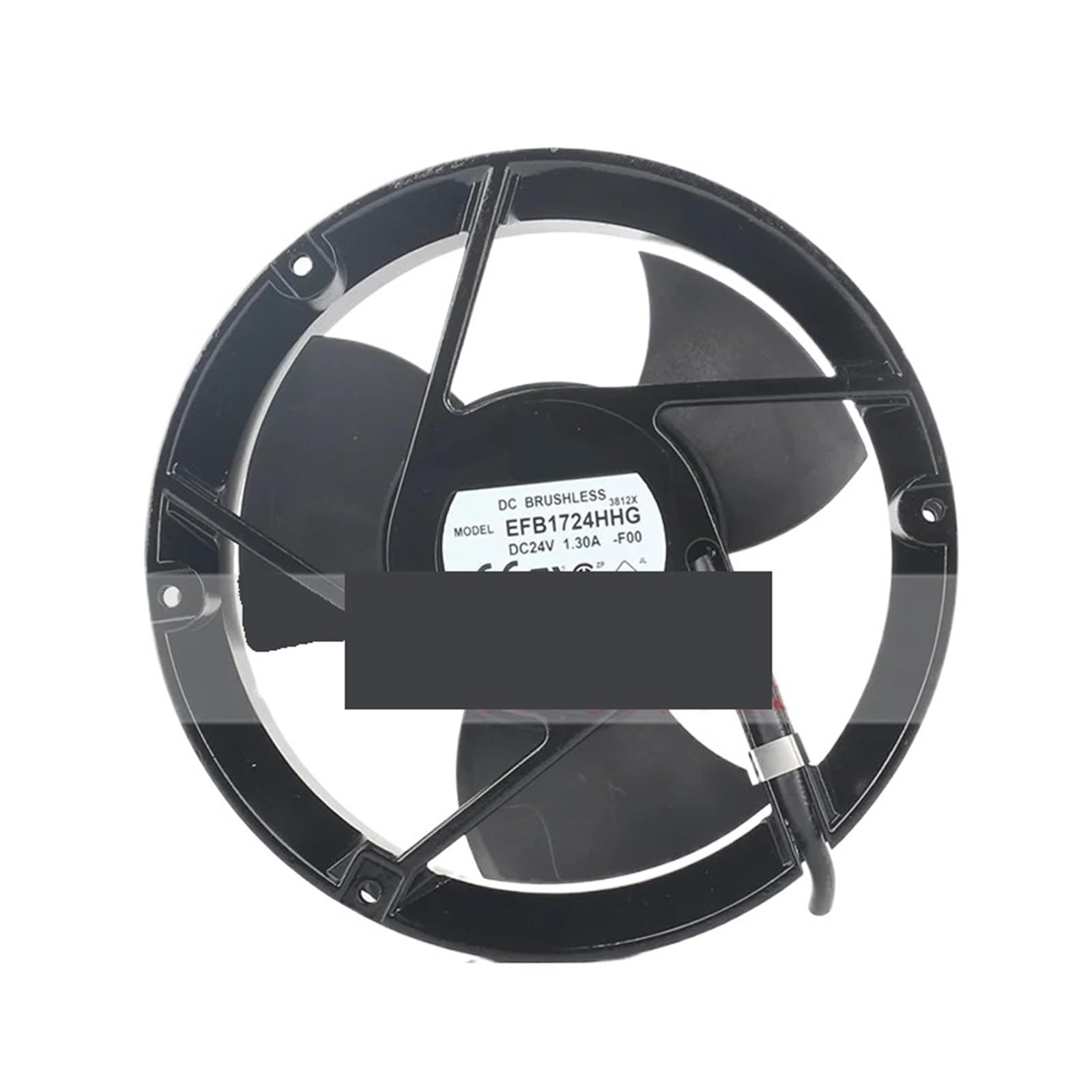 YMUGUEGH EFB1724HHG-F00 /EFB1724HHG-7A1 DC24V 1.30A 17cm Frequency Converter Cooling Fan 170X150X50MM(EFB1724HHG-F00)