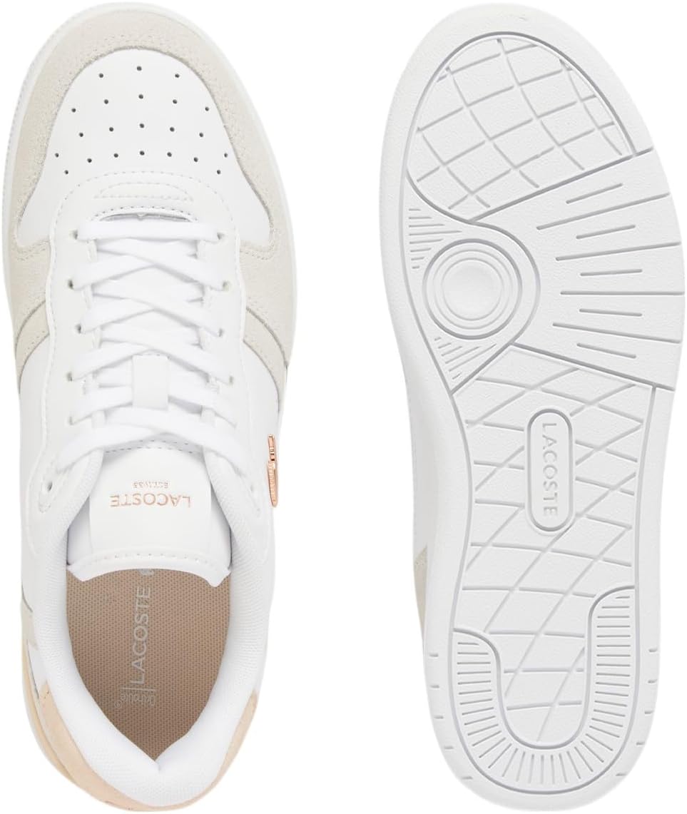 Lacoste Women's T-Clip Set Leather Sneaker