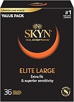 Vista 2 de SKYN Elite Large Non-Latex Condoms, 36 Count & 12 Count Bundle