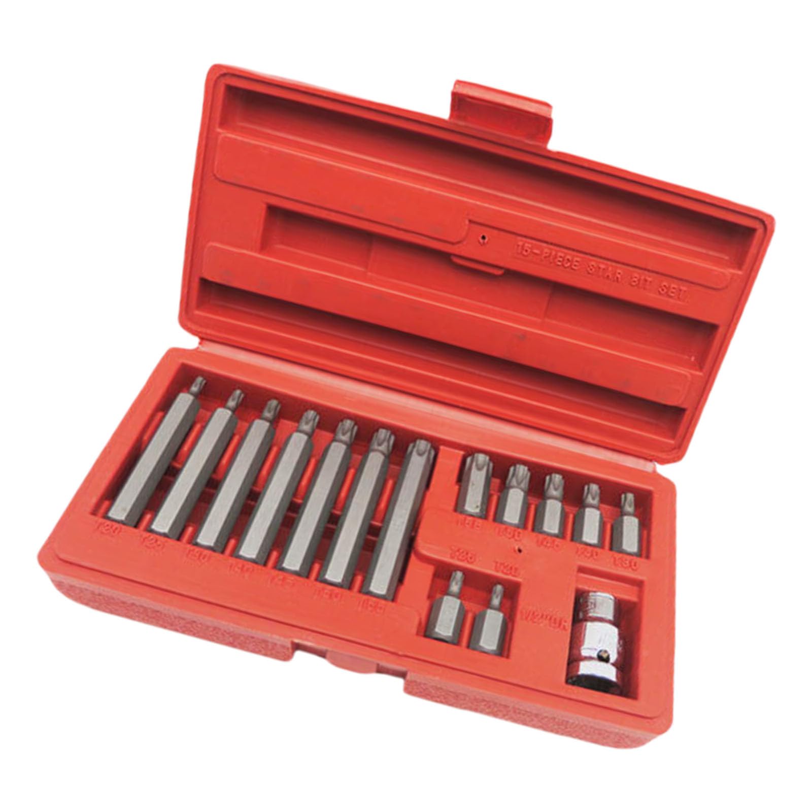 Msioytog 15Pcs Ratchets Wrench Socket Set 1 / 2Inch Drive Screwdriver Bit Repair Hand Tool With Carrying Case Socket Ratchets Wrench Set