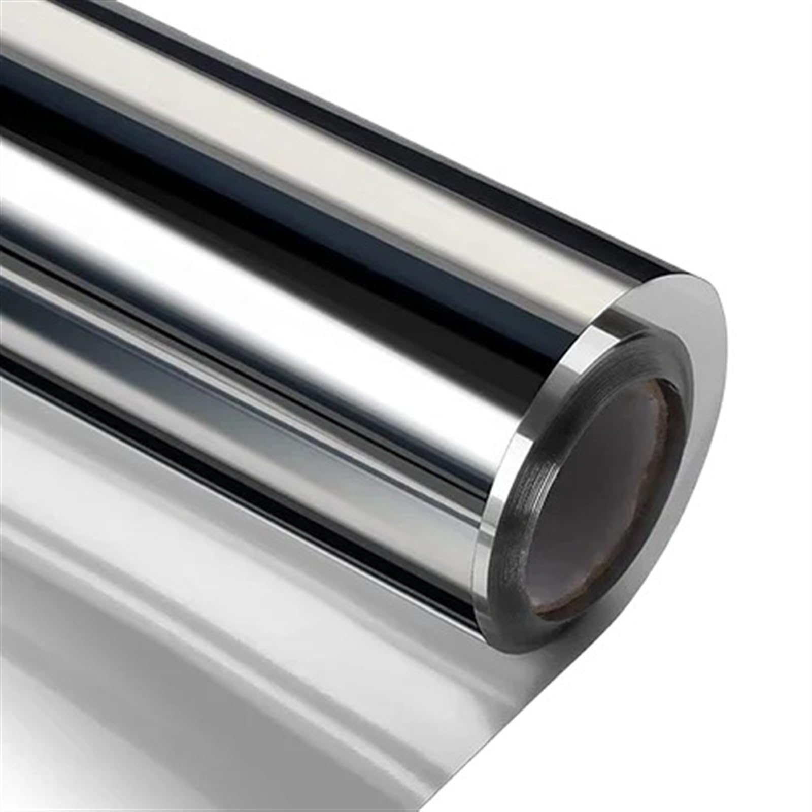 EJvkrbtx One Way Mirror Window Film Privacy Heat Control Glare Reduction Multicolor Multiple Sizes(Black-silver,50x500 cm)