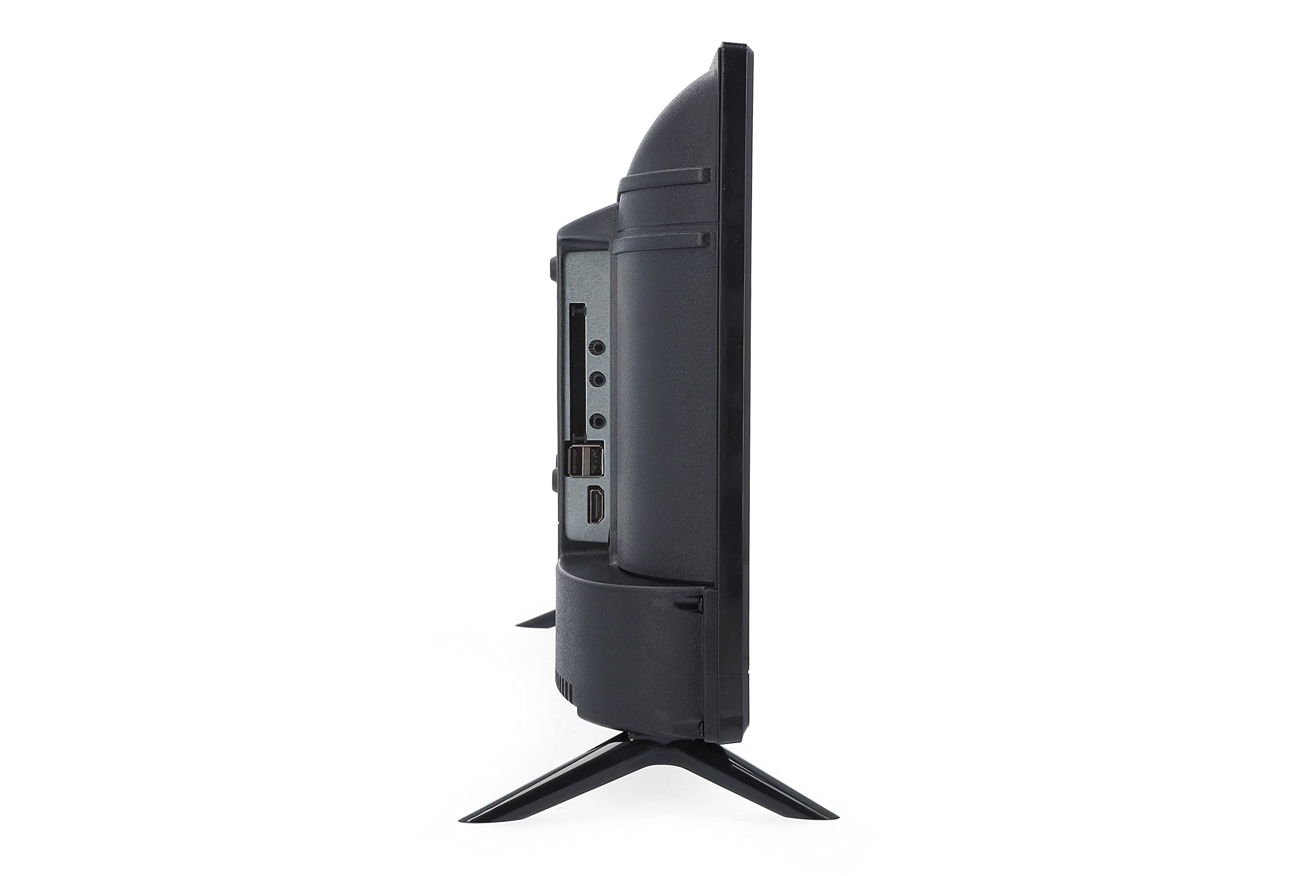 Travel LED TV 24" Camping (60,96 cm, sintonizador triple S2/T2/C, panel de grado A, HDMI, USB, PVR Ready, 10-30 V, VESA, SRC y modo de hotel, CI+ para TV de pago), color negro