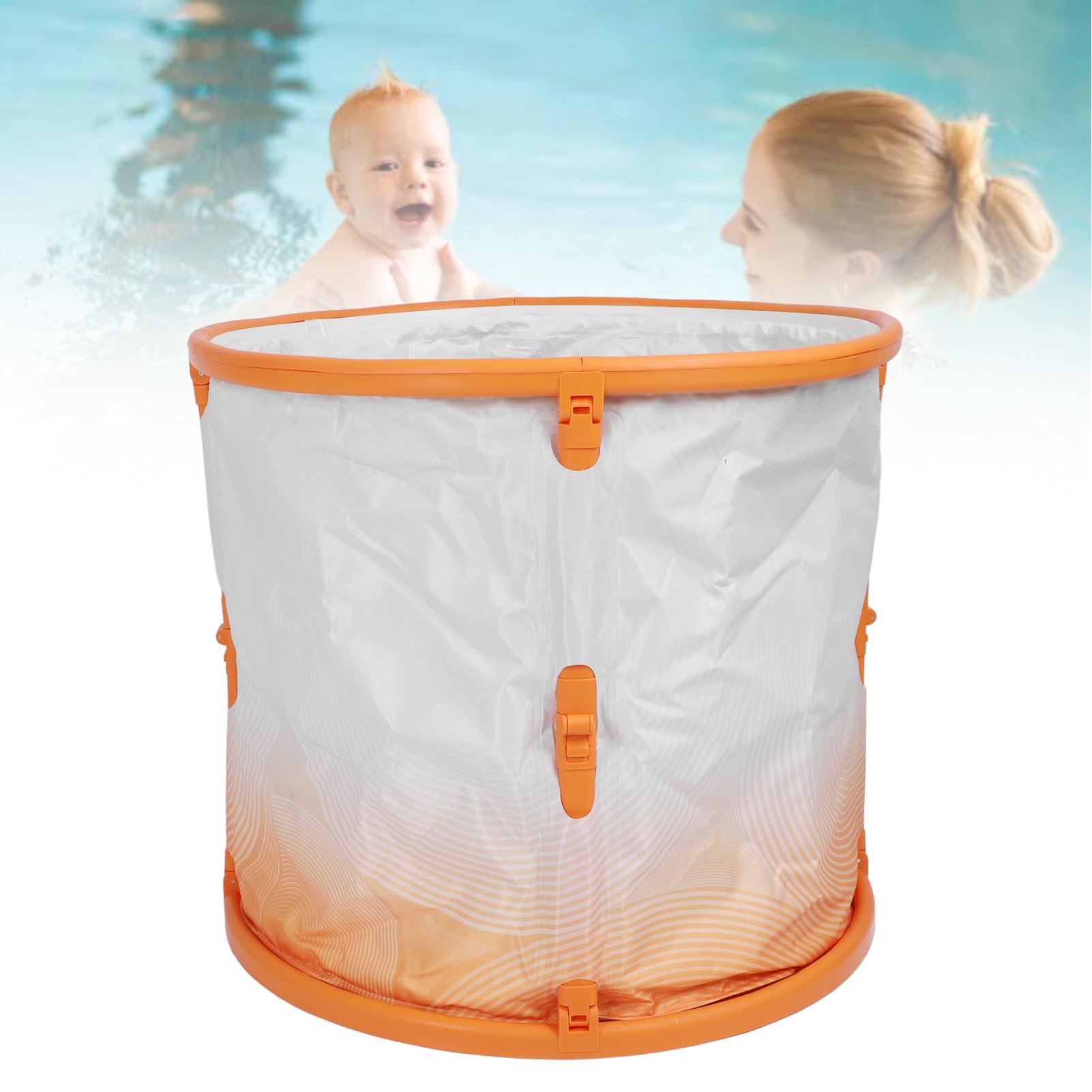 Oumefar Vasca da Bagno Pieghevole Portatile per Famiglie, Dimensione 70